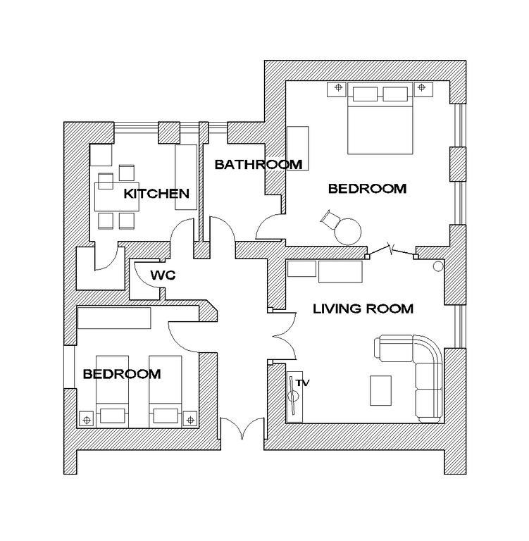 Center Big With Private Parking Apartman *
